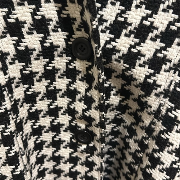 Houndstooth Pea Coat - Picture 3 of 7